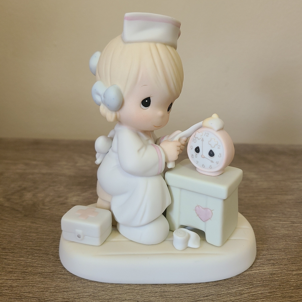 Vintage Precious Moments Nurse Figurine  "TIME HEALS" 1990